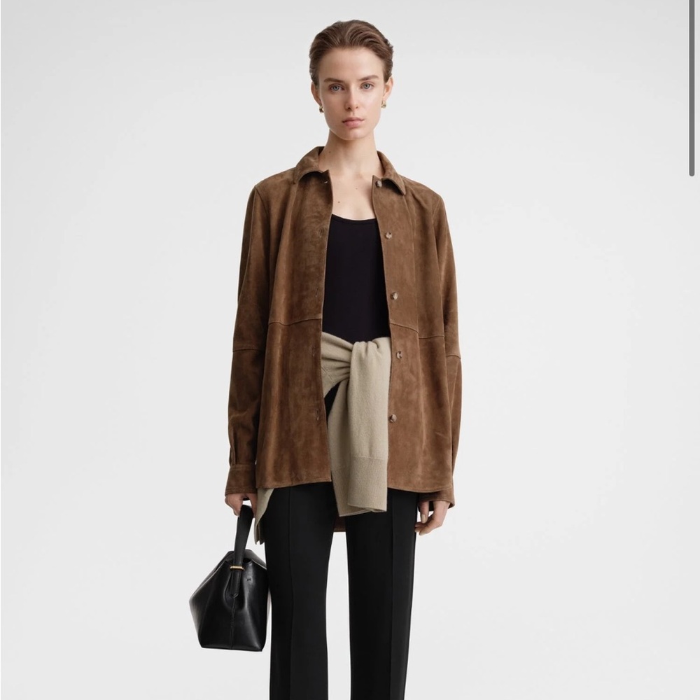 Toteme Soft Suede Shirt